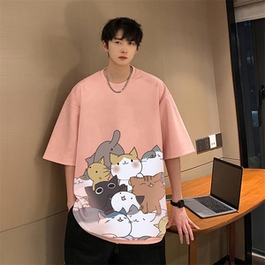 麂皮绒短袖t恤男大码半袖男 JD82162-P25图片