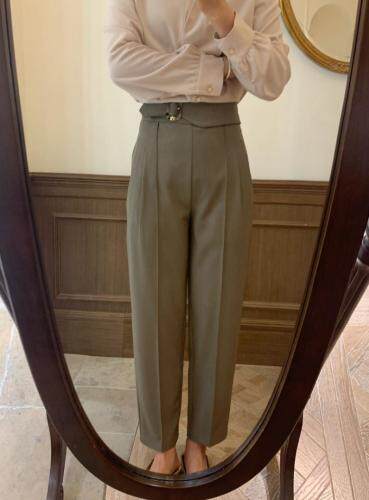 独屿2021春休闲裤，女装休闲裤，独屿