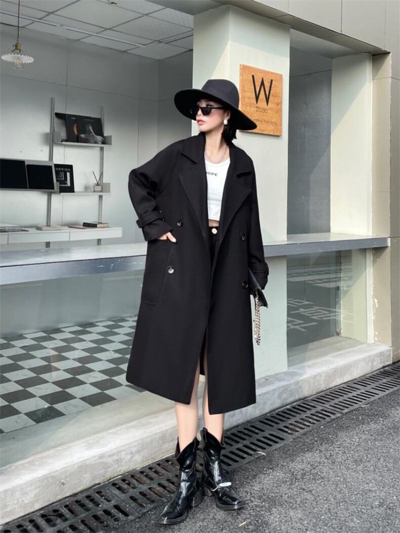 新款静纺大衣火爆补单中，二色四码，其它，佰尚仑