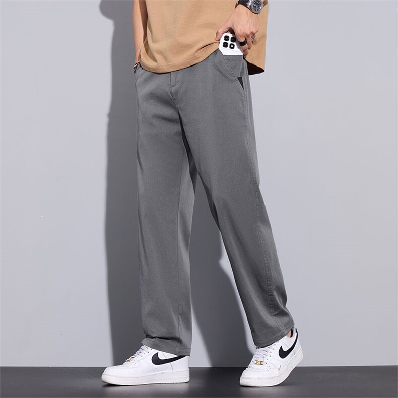 莱赛尔天丝牛仔裤男夏秋薄款宽松直筒潮牌冰丝休闲裤子支持活动,男装牛仔裤,星座224-1