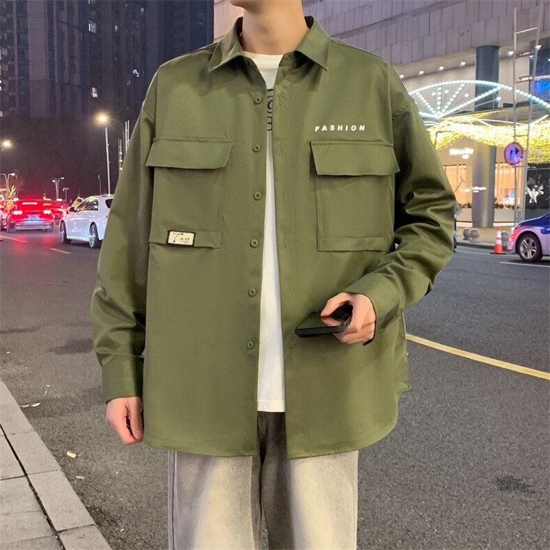 25年春季衬衫长袖得物抖音衬衫DS-C323-1-CS2501-P50,男装衬衫,电商C323-1