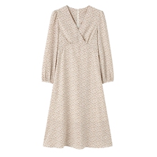 碎花连衣裙法式港风复古夏茶歇裙春，女装连衣裙，海爱依仁