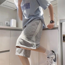 男夏季潮流时尚休闲大码条纹短裤D512P25，男装休闲裤，星座1116-2