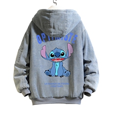 NM53220-P140牛仔外套男大码加厚加绒衣男羊羔毛服男砖墙，男装棉衣，电商A040A