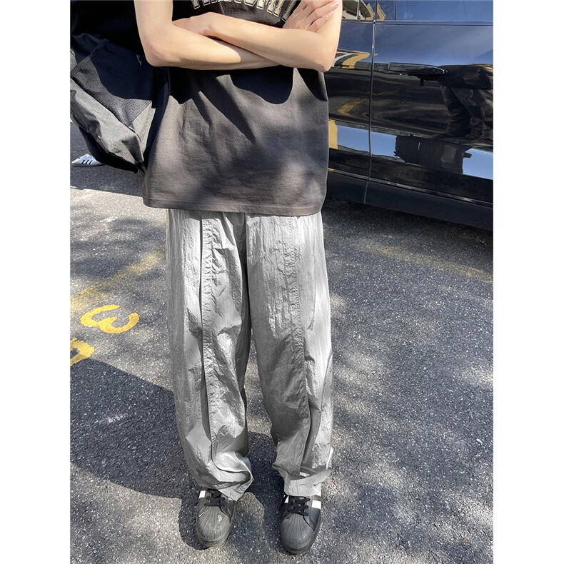 美式vibe复古解构速干裤薄款尼龙伞兵裤冲锋裤5 502-K753-P55控79图片