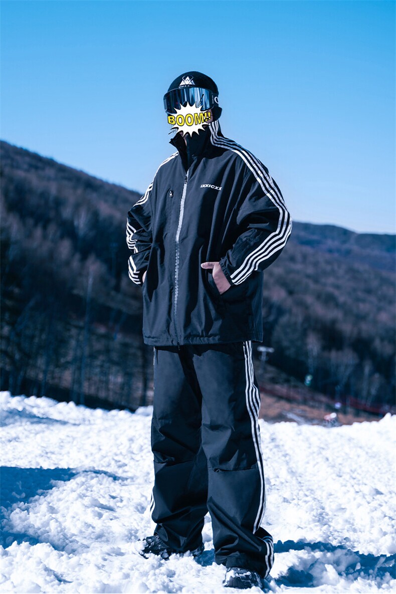 冬季单板双板男女滑雪服套装防风防水防寒大码保暖外套TZ031-P235,男装休闲套装,电商A001-1