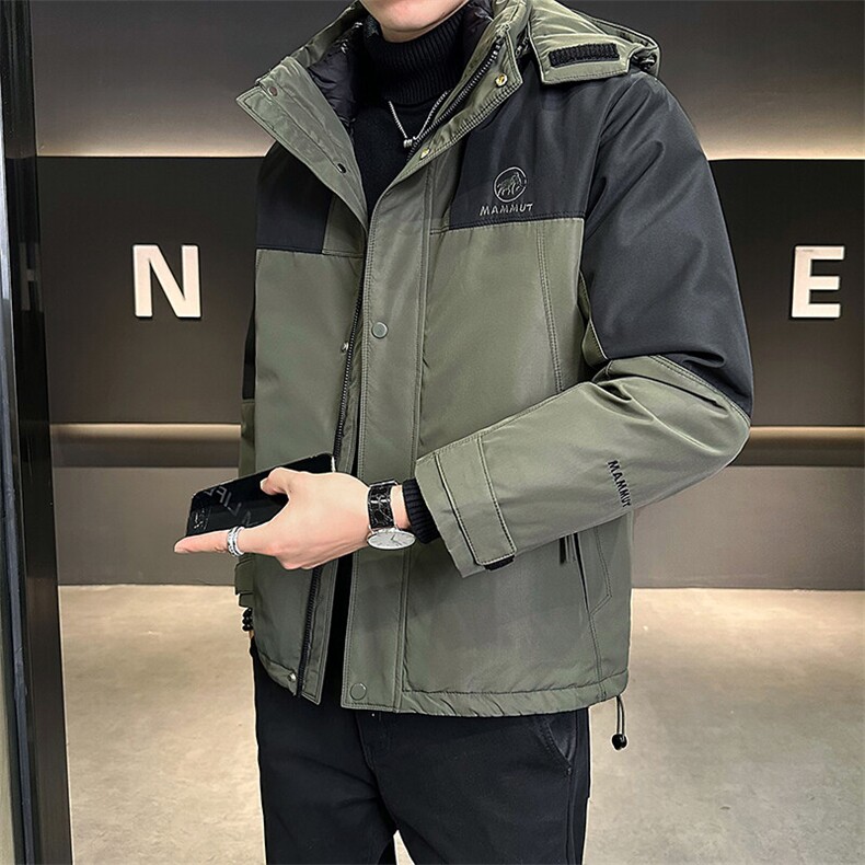 三合一冲锋衣羽绒服男士2025新款冬季防寒服B240-YR6688-P235,男装羽绒服,电商B240