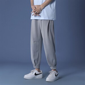2023夏季百搭束脚休闲裤男冰丝新款潮流裤K118-特批35,男装休闲裤,星座718-1