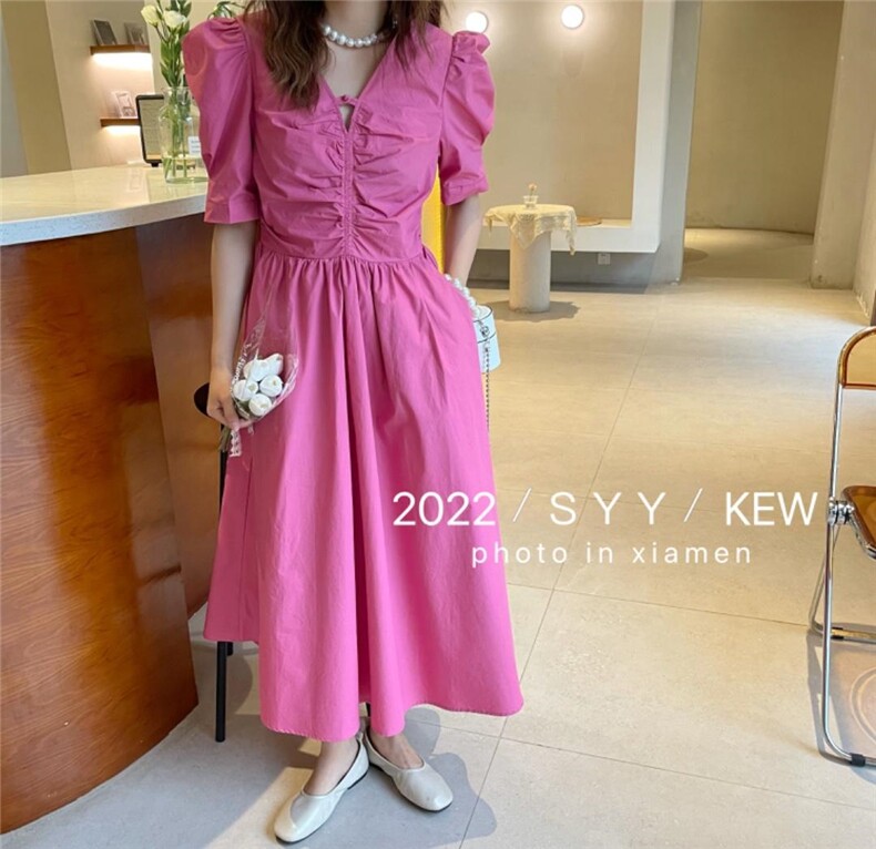 夏季彩色连衣裙美，女装连衣裙，6·9衣社