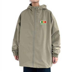 ！春秋新款港风休闲连帽夹克男宽松外套男装DJK234-P45图片