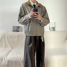 自家图~老钱风Cleanfit千鸟格夹克外套W1538/特P78，男装夹克，电商B350