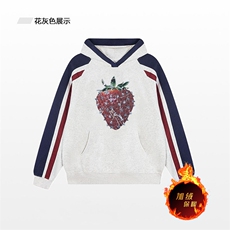 藏青色拼白灰（加绒）
