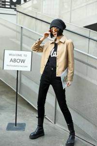 春季新款街头超飒皮衣，女装皮衣，茗格拉