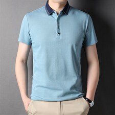 男士短袖t恤夏季男士翻领上衣服半袖体恤潮流休闲男装t桖衫,男装T恤,电商B212（原钱塘6029）