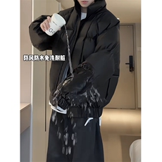现货网图慎用吐司方格pu皮蓬松保暖棉服防水棉衣M2509-P98量大优，男装棉衣，星座1213