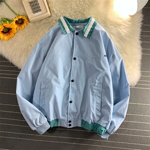 潮流夹克潮男春季翻领夹克WT18P46图片