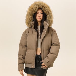 潮流宽松连帽棉服高街潮牌休闲棉衣A161-9986图片