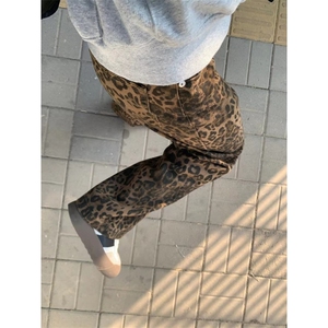 豹纹牛仔裤S25-P53图片