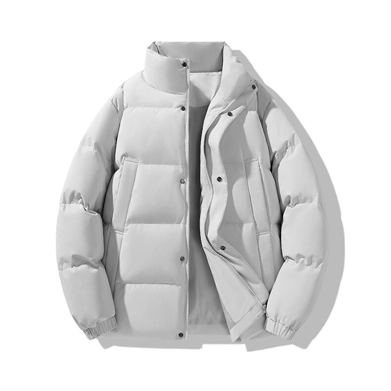 现货高品质美式冬季重磅三防加绒加厚羽绒棉衣立领厚外套棉服，男装棉衣，电商A486