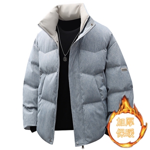 新款大码冬季棉袄外套棉服休闲加厚保暖立领宽松 A436-562-P95图片