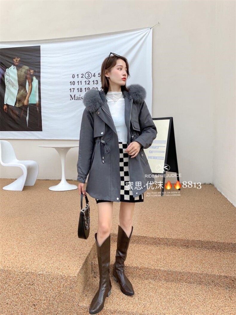 2021冬装派克服修身显瘦,女装其它,蜜思优沫