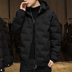 现货外贸侧飞图立领光板团体服班服宽松韩版情侣学生外套羽绒服，男装羽绒服，星座301D-5(原星座1415）