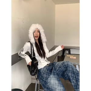 美式高街牛仔裤新款休闲宽松直筒阔腿裤潮牌满印裤子LA1222-P50图片