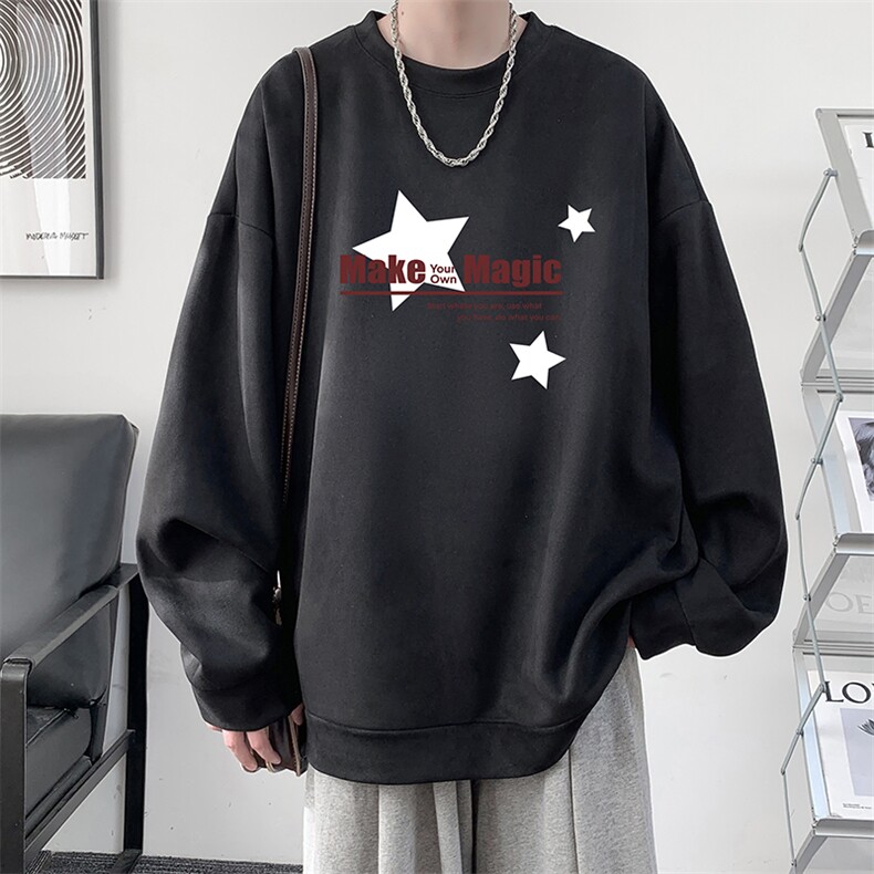 麂皮绒卫衣男大码重磅长袖t恤男JW81379-P35,男装卫衣,电商A040
