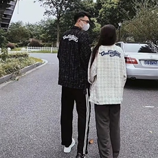 小香风衬衫外套男2025年秋季ins潮牌男友风高街宽松百搭情侣夹克，男装夹克，星座1210-1