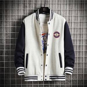 2025秋季新款棒球服卫衣青年学生棒球服卫衣潮XZ102A-4-Q8987-P55图片