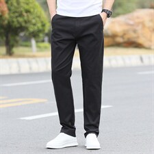 2024夏季款休闲裤男纯棉裤青年男士潮流百搭直筒长裤子6622-P40，男装休闲裤，星座224