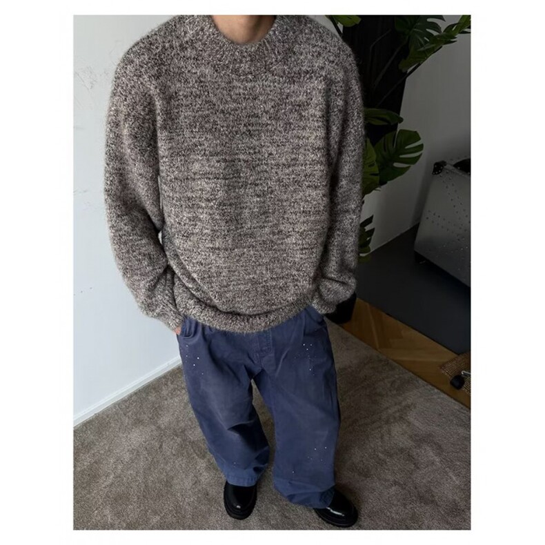 JY675-P60圆领毛衣针织衫男潮牌帅气秋冬季打底衫,男装T恤,星座1501-3