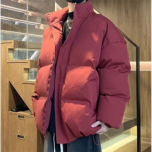 现货高品质美式高街冬季重磅三防加厚羽绒棉衣厚外套面包棉服图片