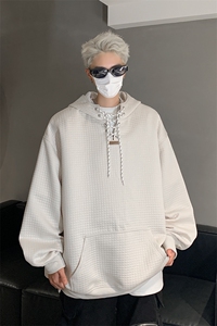 秋装新品 小众设计感连帽卫衣情侣休闲宽松上衣外套男女G1096 P68图片
