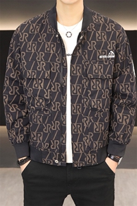 春季新款高品质休闲商务棒球服夹克外套上衣男2401P65图片