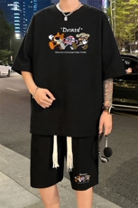 套装！华夫格套装短袖T恤短裤男TZ245-特P38，男装牛仔裤，电商B367