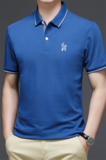 短袖t恤新款潮流中年男士翻领时尚polo纯棉宽松男装潮流休闲上衣，男装T恤，电商B212（原钱塘6029）