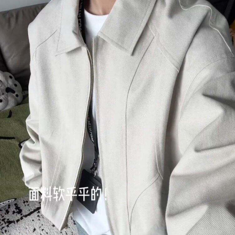 JK298-P62小马丁纯棉双层外套,男装T恤,电商B323A