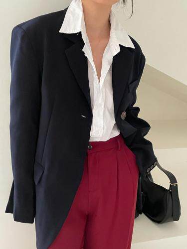 秋款设计师款复古西装，女装西装，LIN.Y