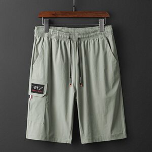 M-8XL男大码冰丝弹力5分裤短裤5032-1_6811(M-5XLP276XL-8XLP30)
