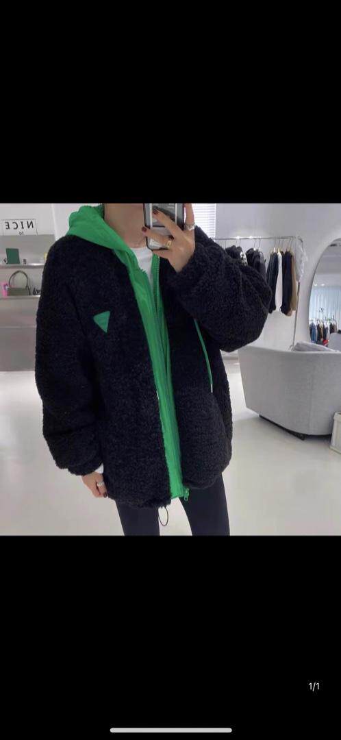 拼接撞色羊羔毛，其它，依多坊