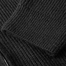 重磅秋冬北极绒双拉链毛衣开衫美式复古休闲慵懒风宽松针织衫外套，男装针织衫/毛衣，电商A486