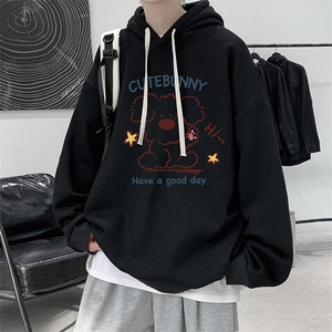 连帽卫衣男大码胖子帽衫大号运动服WY2434-P35图片