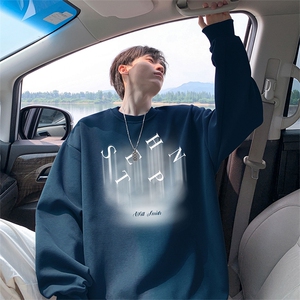 秋季新款潮牌字母印花男wycm-8010 卫衣圆领纯棉 特批28  控49图片