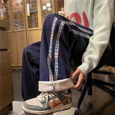加绒深蓝色