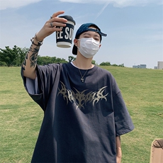 印花棉T280克直播供货220克重磅精品棉XZ301B-JB5105-P28，男装T恤，星座301B