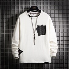 7XL-M长袖卫衣男2023春季新款宽松休闲胖子上衣加肥加大码控价68图片