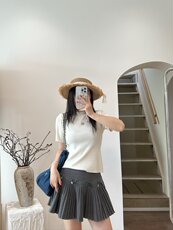短袖t恤女款休闲时尚百搭洋气减龄显瘦上衣夏季，女装T恤，沐策羊绒