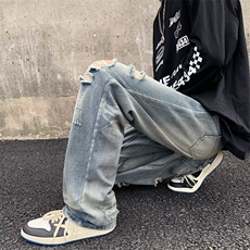 牛仔裤男夏季潮大码休闲裤子N371P38，男装牛仔裤，星座1116-2