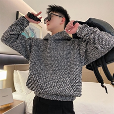 AW88/特P88控118秋季社会小伙连帽小香风百搭上衣长袖卫衣男图首，男装卫衣，星座305B-1